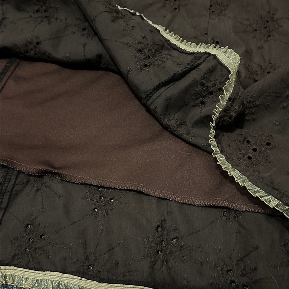 Sage brush trading Co. Elegant Brown Skirt - Picture 3 of 8